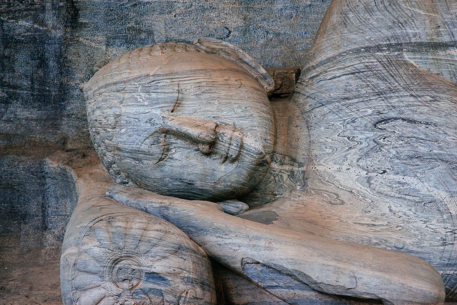 Gal Viharaya Buddha statue, Polonnaruwa, Sri Lanka